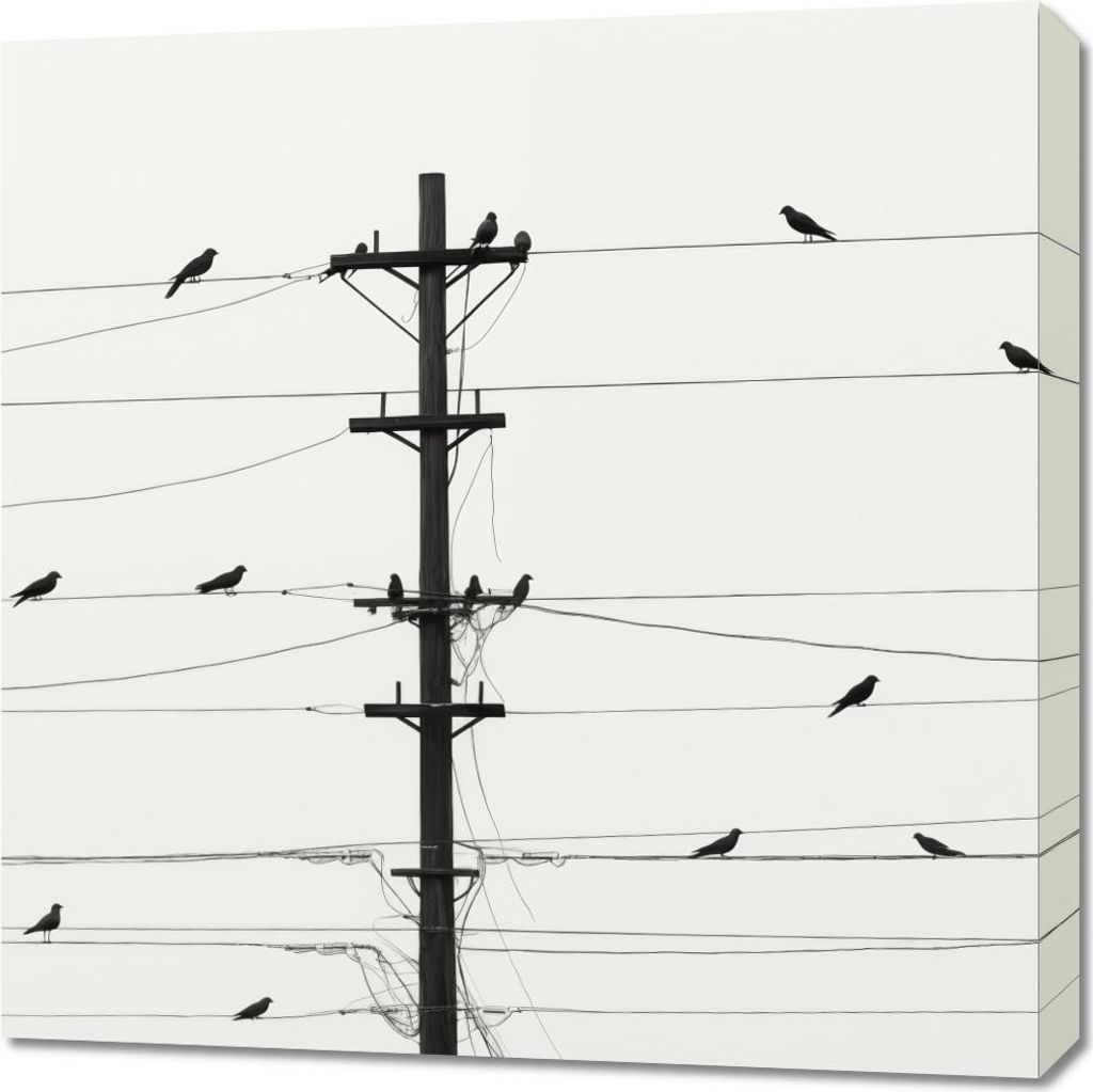 Bild 70x70cm Symphonie auf der Nadel