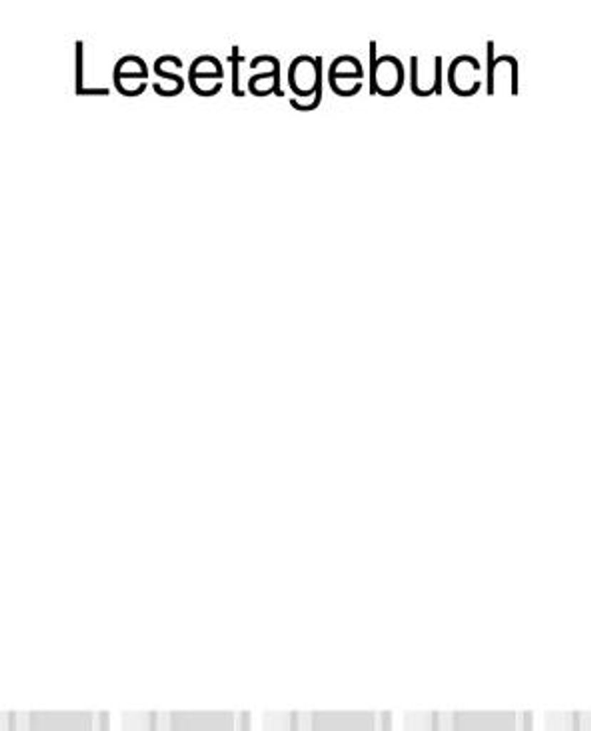 Lesetagebuch