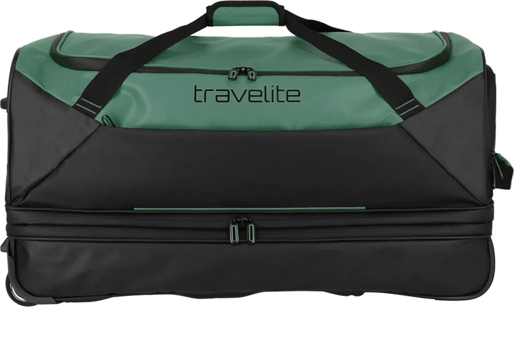 Sac de voyage trolley extensible grand volume 98L vert - 7