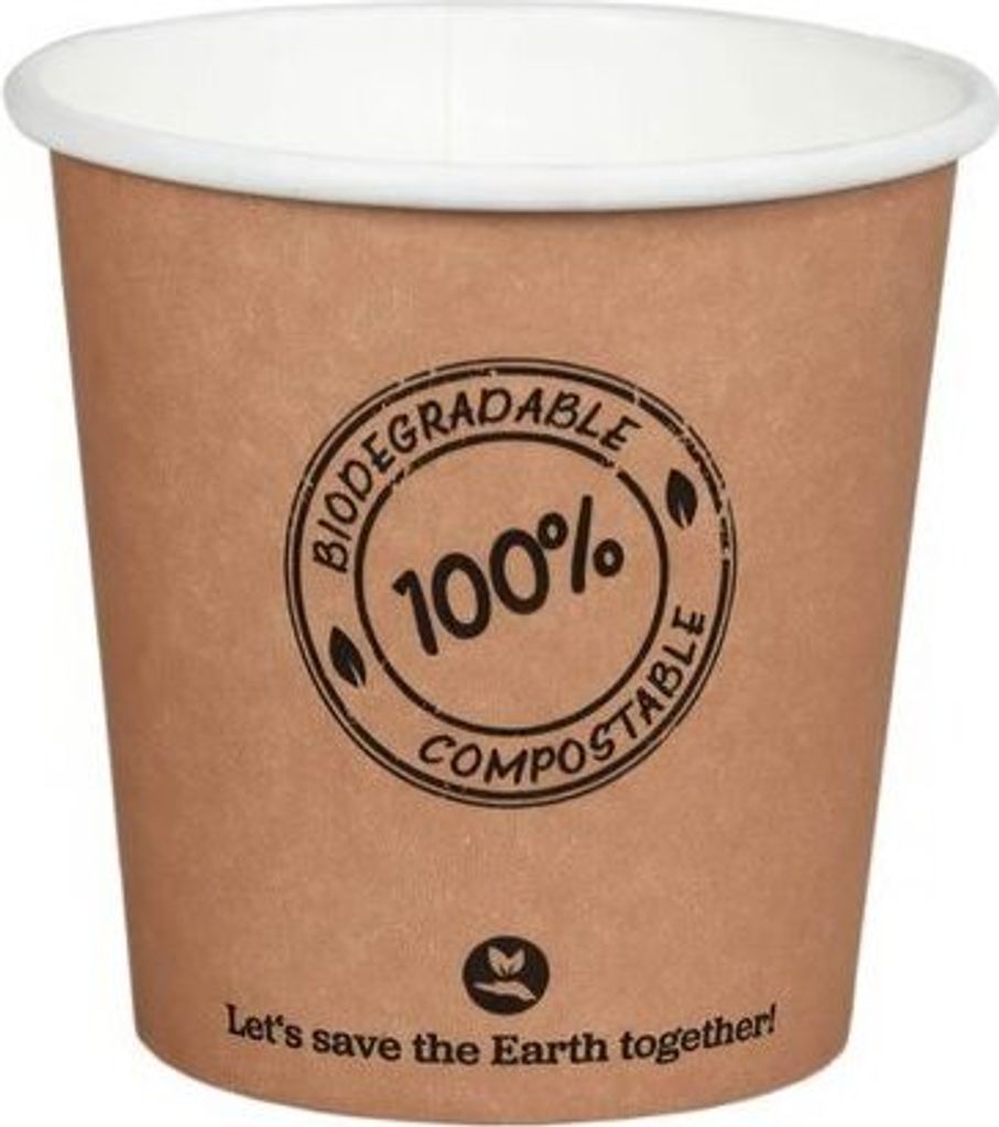 100x Pappbecher 100ml Ø6.2cm -10°C bis 100°C