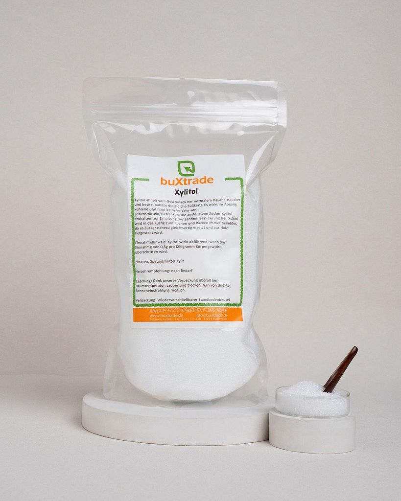 1 kg Xylitol | Xylit | Buxtrade | Süßstoff | Birkenzucker | Produktbild 