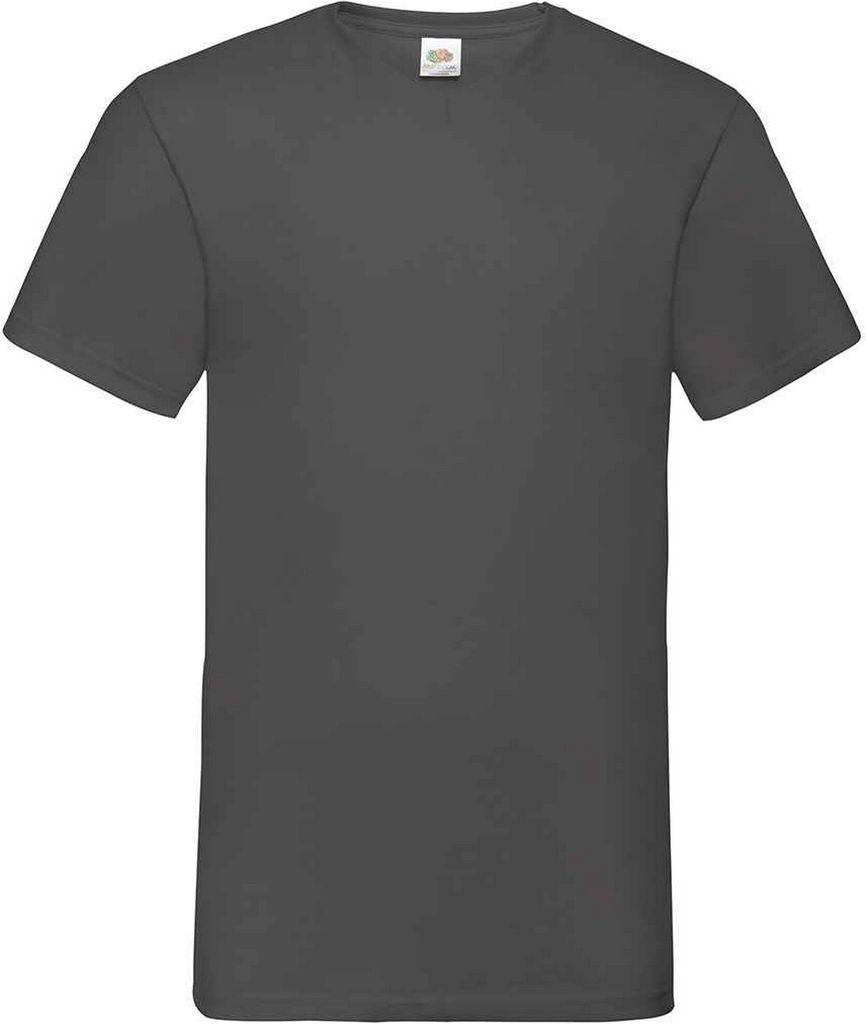 Fruit of the Loom - "Value" T-Shirt V-Ausschnitt für Herren PC5548 (S) (Hellgrau)