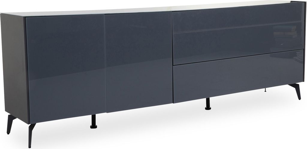 Lowboard HARPER MEREENIE BHT 217x63x42 cm grau TV-Lowboard