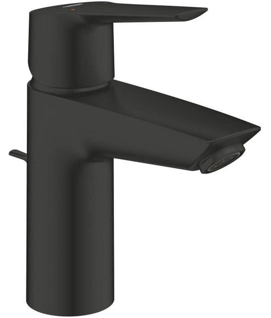 Grohe QuickFix Start - Waschtischarmatur mit Ablauf, schwarz matt