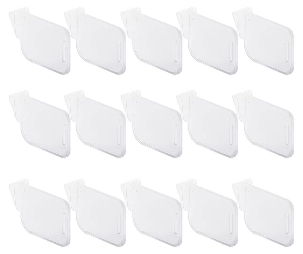 Türteiler für Kühlschrankseite, transparentes Design, einfache Klickmontage, PP-Kunststoff, verstellbare Trennwand, flexibler Aufbewahrungsorgan...