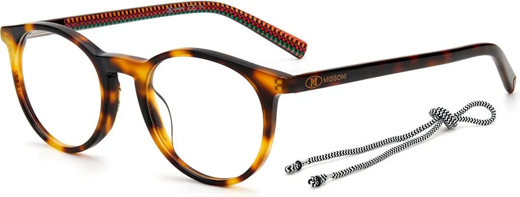 Monture Missoni MMI-0007-086E619 : Légèreté et motif écaille havane