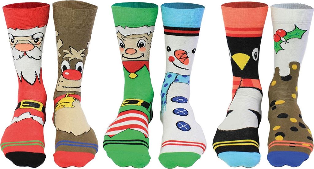 United Oddsocks Herren Socken, 6 Socken Pack - Strumpf, Produktbild 