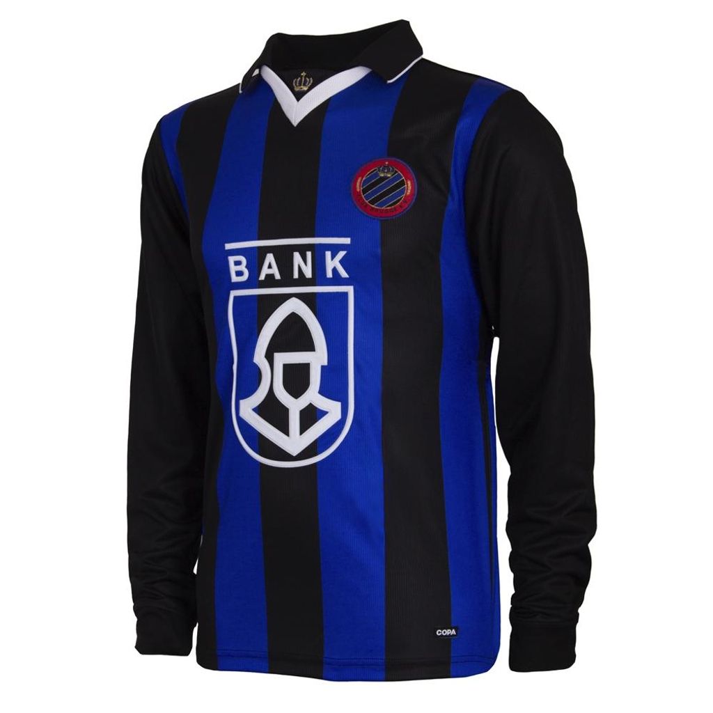 Club Brugge Retro Fußball Trikot 1998-1999 (Langarm)