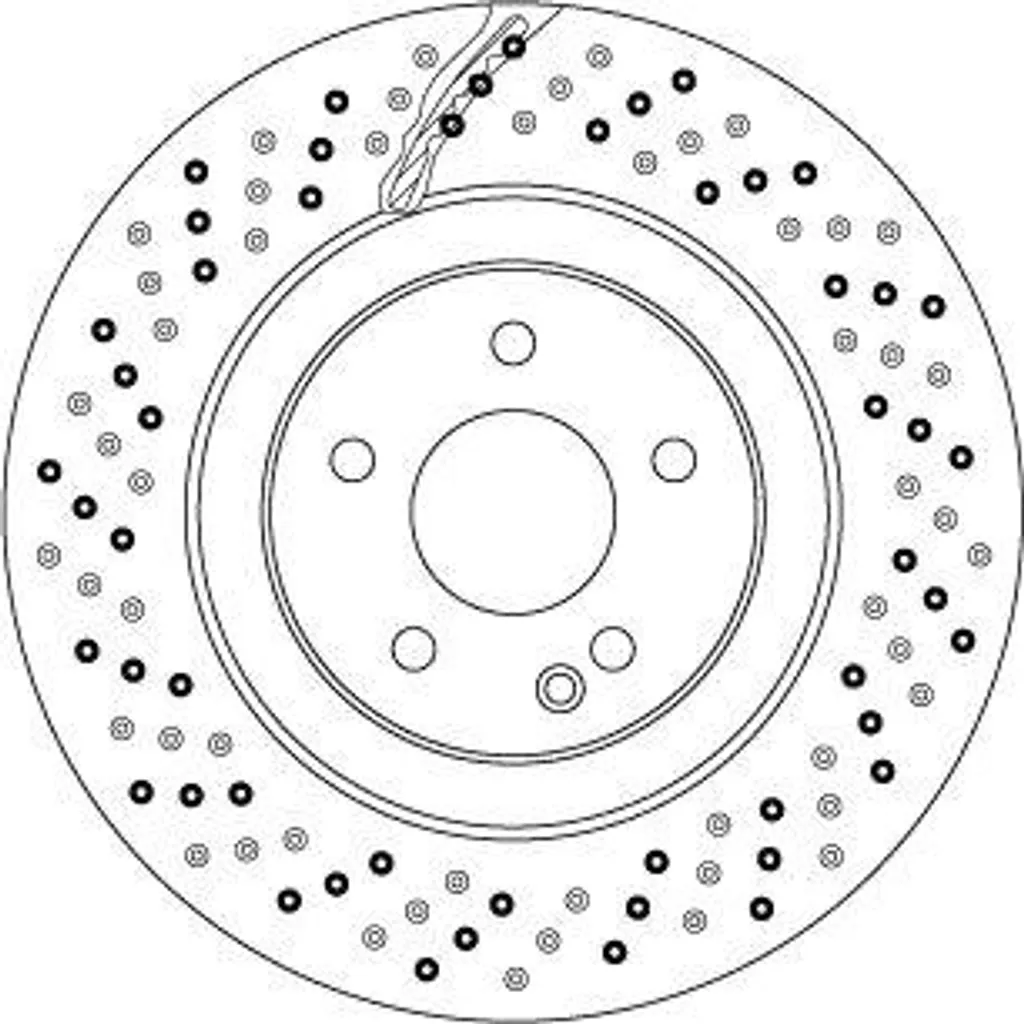 Disque de frein TRW DF6741S idéal pour entretien et rénovation de la SL