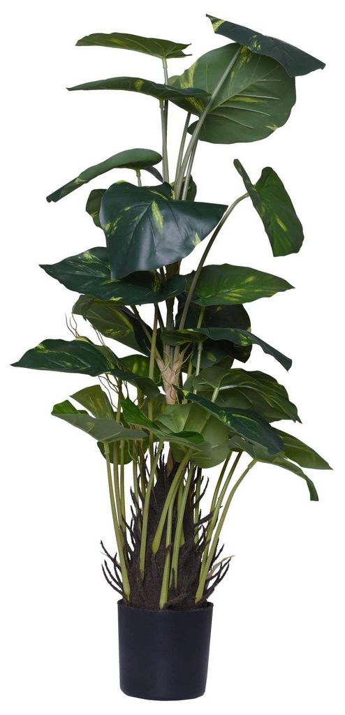 VIVANNO Kunstpflanze Kunststoff POTHOS Organisch, Grün naturgetreu - 50x85 cm