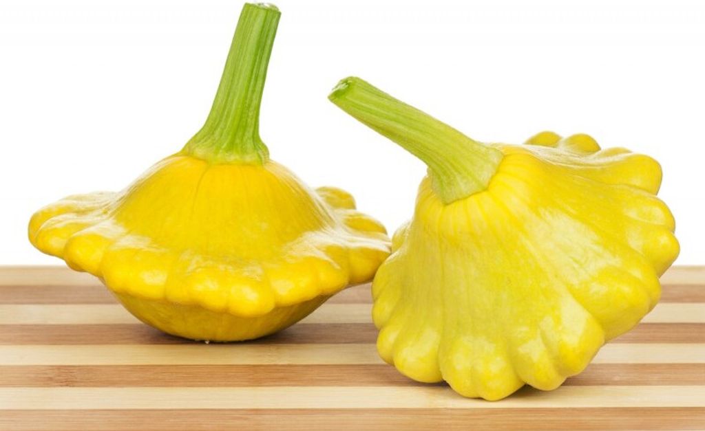 Gelbe Ufo Zucchini  Yellow Squash - 20 Samen Produktbild 