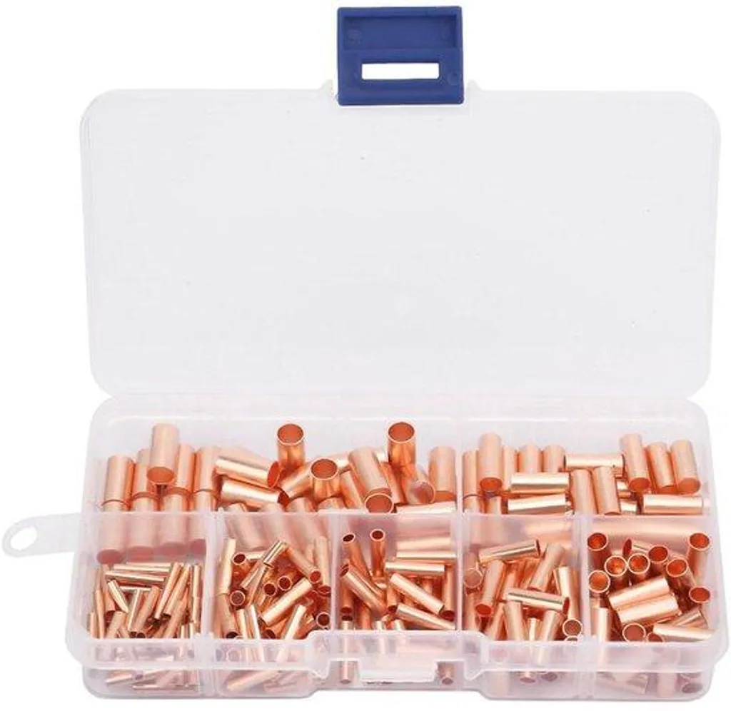 Manchon de jonction en cuivre 6 mm GT1 pour tubes - Pack de 250 unités