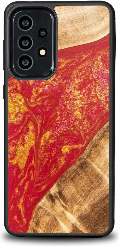 Custodia Samsung Galaxy A33 Legno Naturale Bewood Neons Parigi