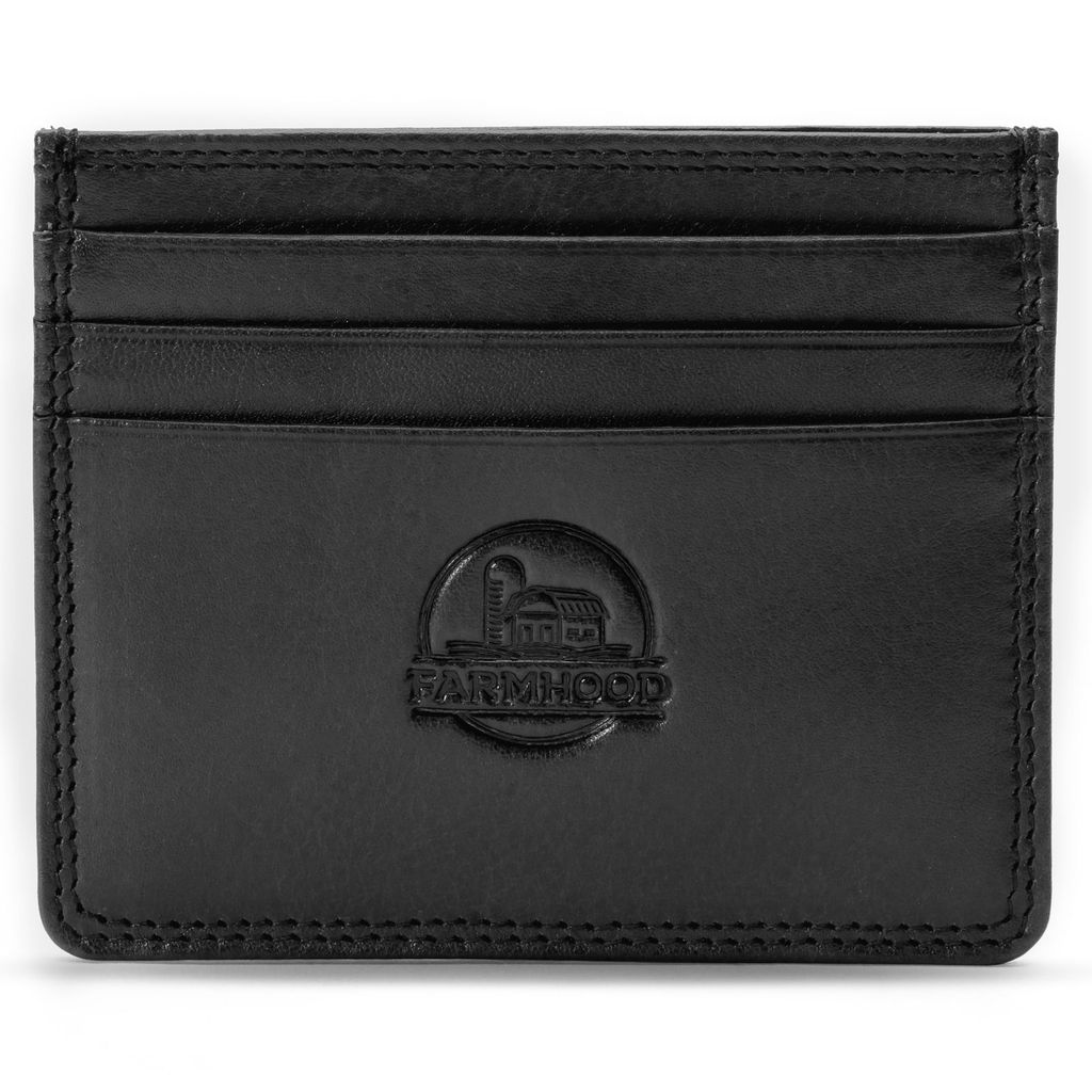 Farmhood Kartenhalter Memphis Credit Card Holder Black 2 schwarz