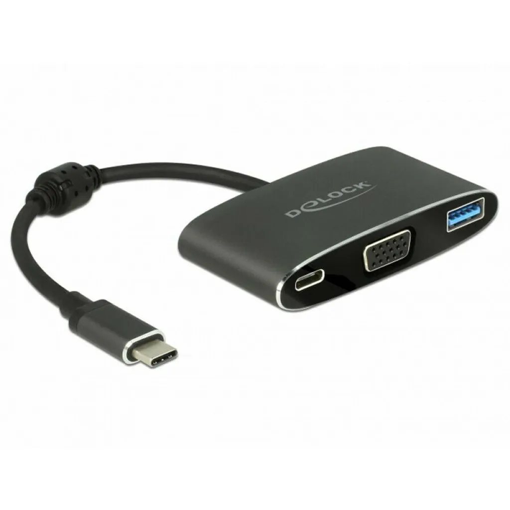 Adaptateur Vidéo Externe 4K Ultra HD DeLOCK - Boîtier Aluminium Durable