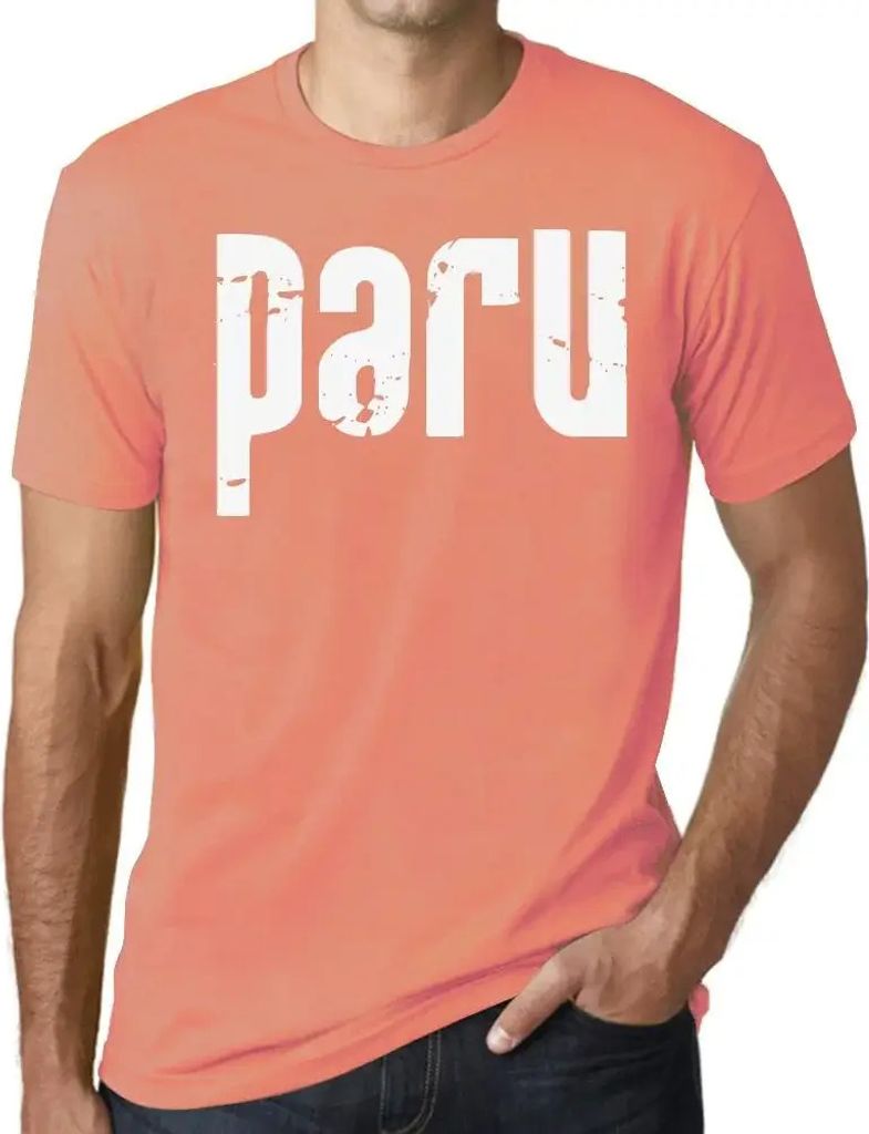 Herren Grafik T-Shirt Paru Öko-Verantwortlich Vintage Jahrgang Kurzarm Lustige Druck Geburtstag Geschenk Mann