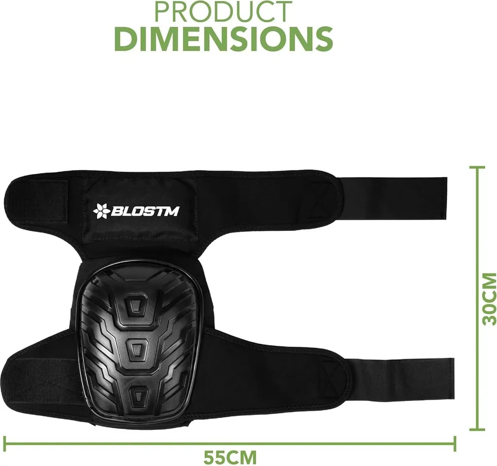 Genouillères Heavy Duty avec soutien cuisses - Antiglisse - Confort Pro