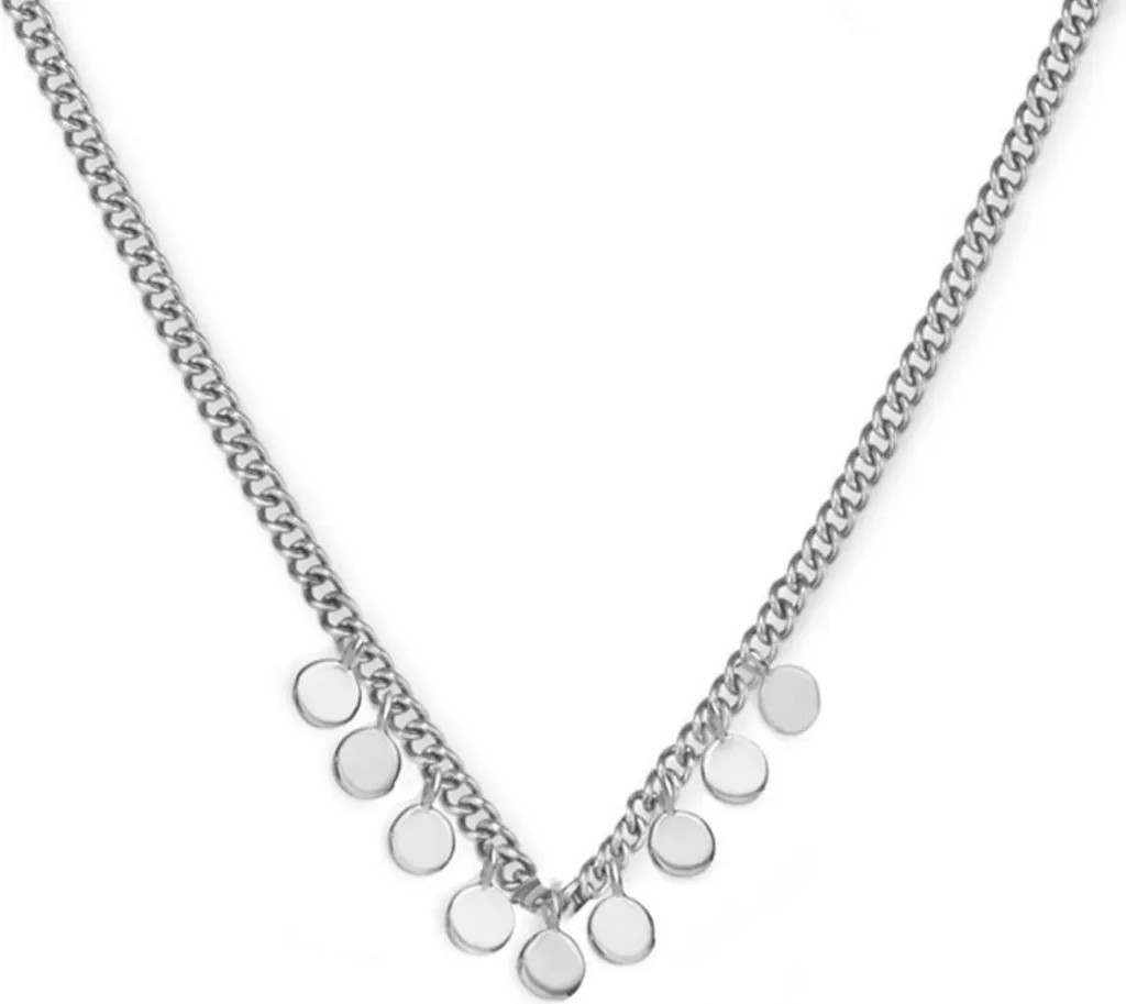 Rosefield JTNMS-J445 Collana Baxter Silver - Acciaio Inox 45cm Donna