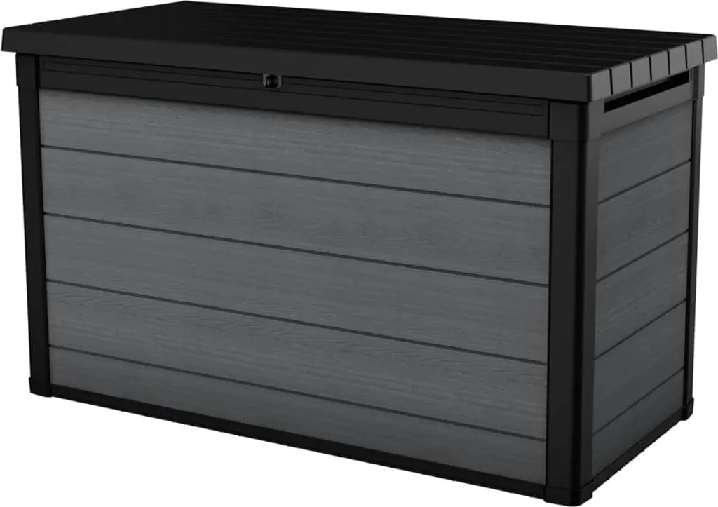 Cabanon de jardin Keter Cortina 757 aspect résine gris anthracite