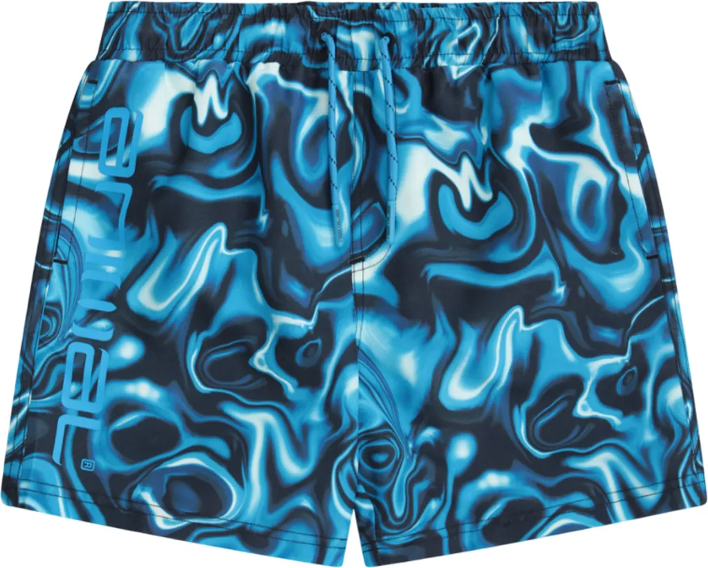 Short de Bain Animal Jed pour Garçon - Maillot de Bain Bleu Foncé 128
