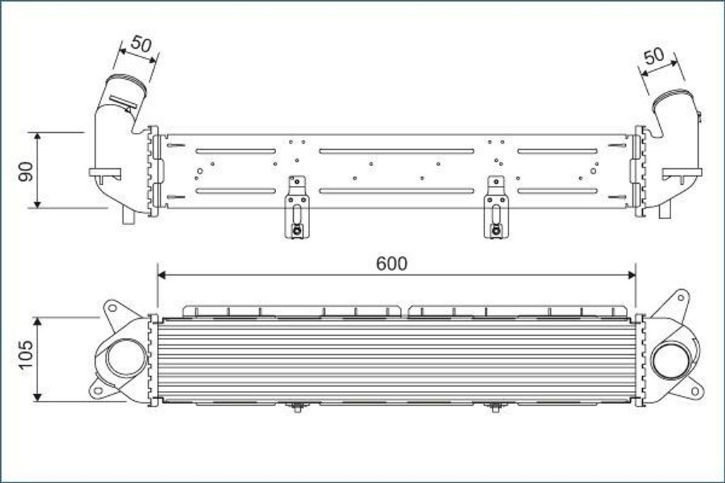 VALEO 822928 Ladeluftkühler LLK für HYUNDAI i30 Schrägheck (PDE, PD, PDEN) Turbo Intercooler