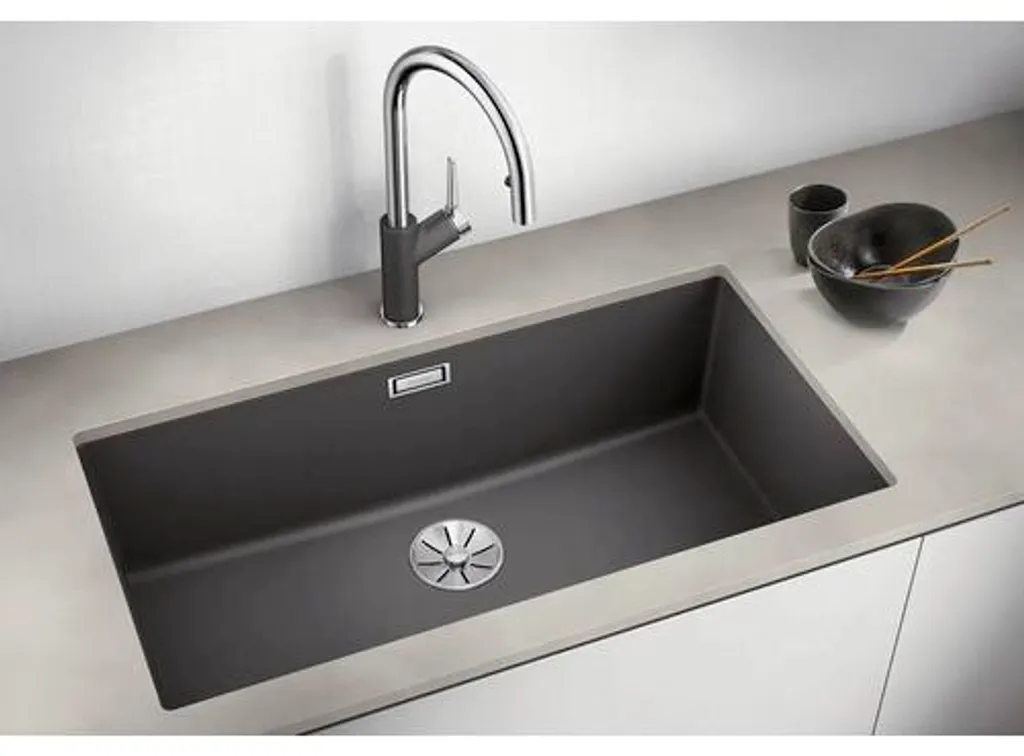Évier Silgranit Noir Blanco Subline 800 Résistant aux Rayures 526005 - 2