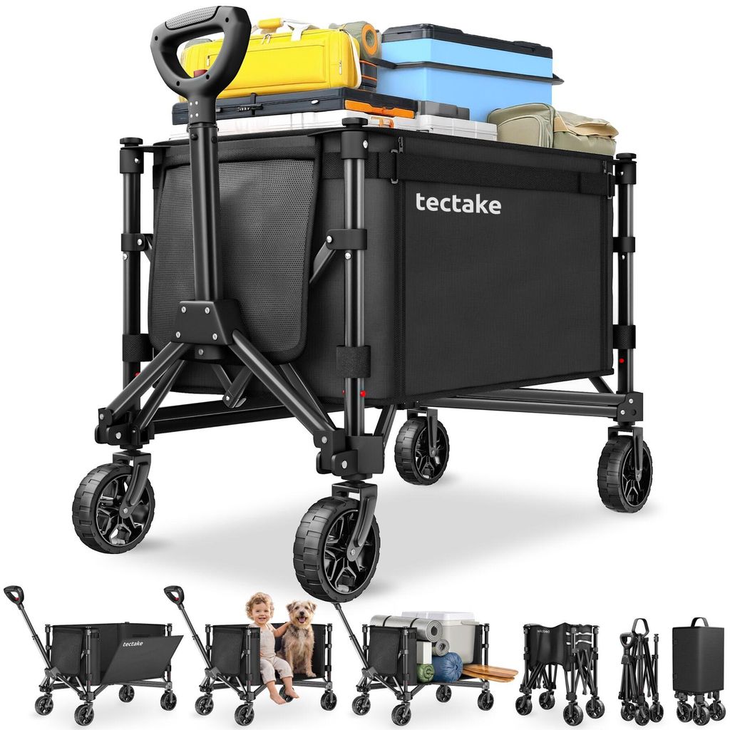 tectake® Bollerwagen SmartRider Inklusive Einlegeboden, Produktbild 