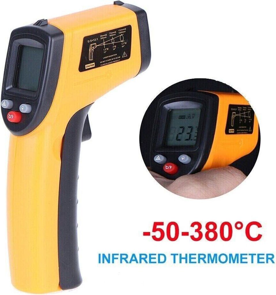 Laser-Pyrometer Temperaturmessgerät Infrarot-Thermometer Infrarot-Thermometer NEU