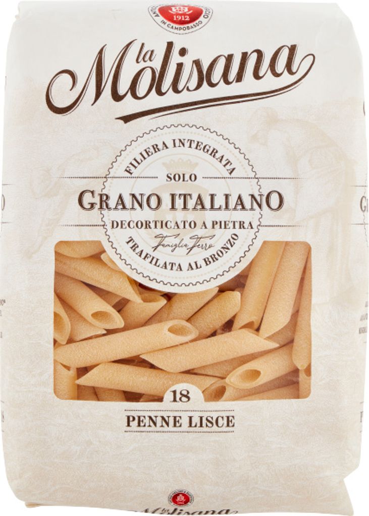 Penne Lisce Nudeln n18 500g - La Molisana Produktbild 