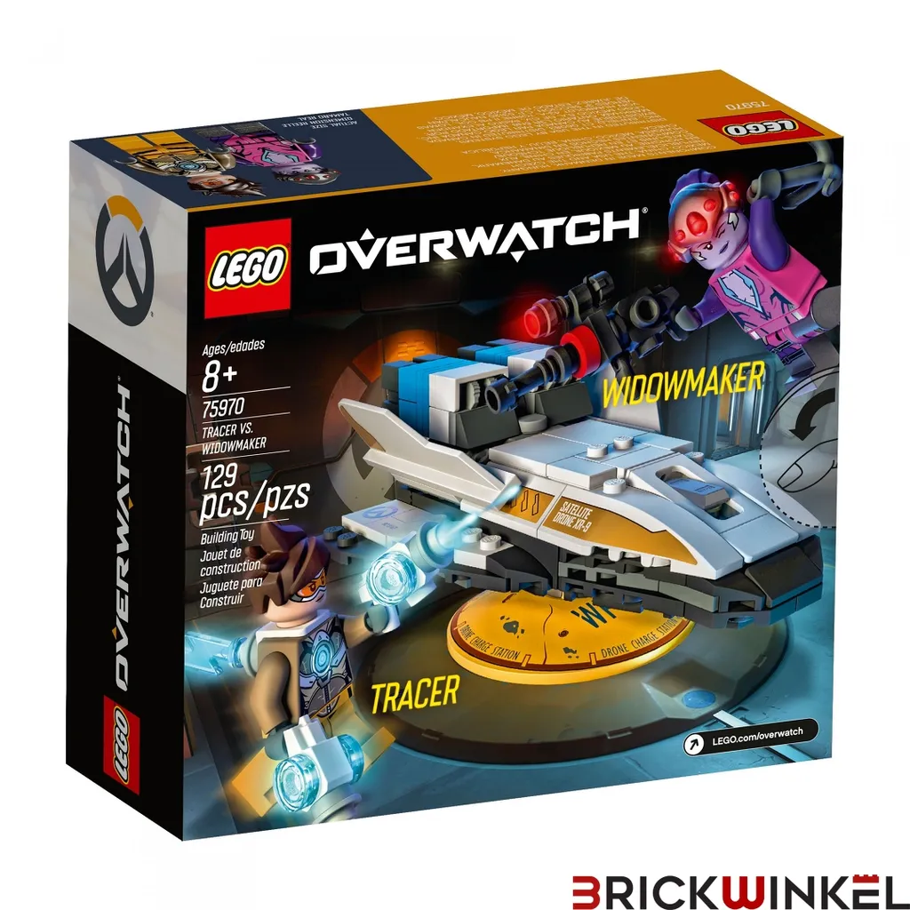 LEGO Overwatch 75970 Tracer vs. Widowmaker Ensemble de Combat Complet