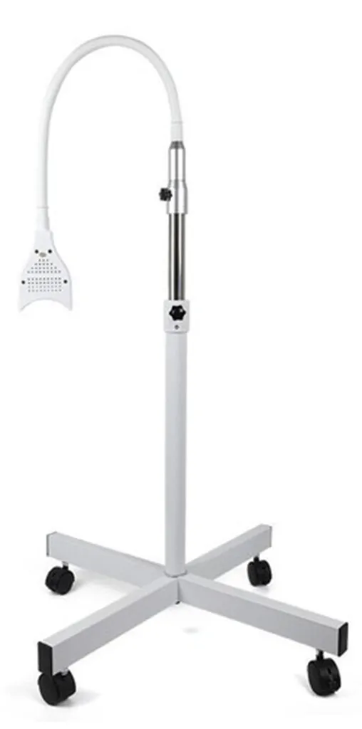 Lampe de blanchiment dentaire LED hauteur ajustable 110cm coloris BLANC