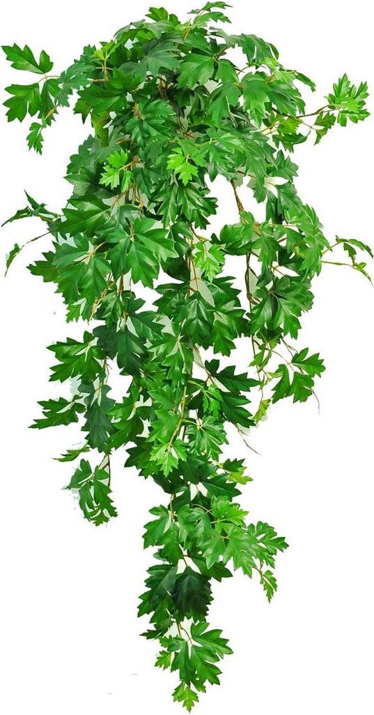 artplants.de Deko Königswein Hänger DELEA, schwer brennbar, Steckstab, grün, 110cm - Kunst Weinrebe