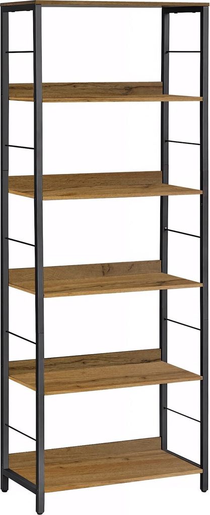 Regał na książki olcha biblioteczka do salonu 60x30x178 Zdjęcie produktu 