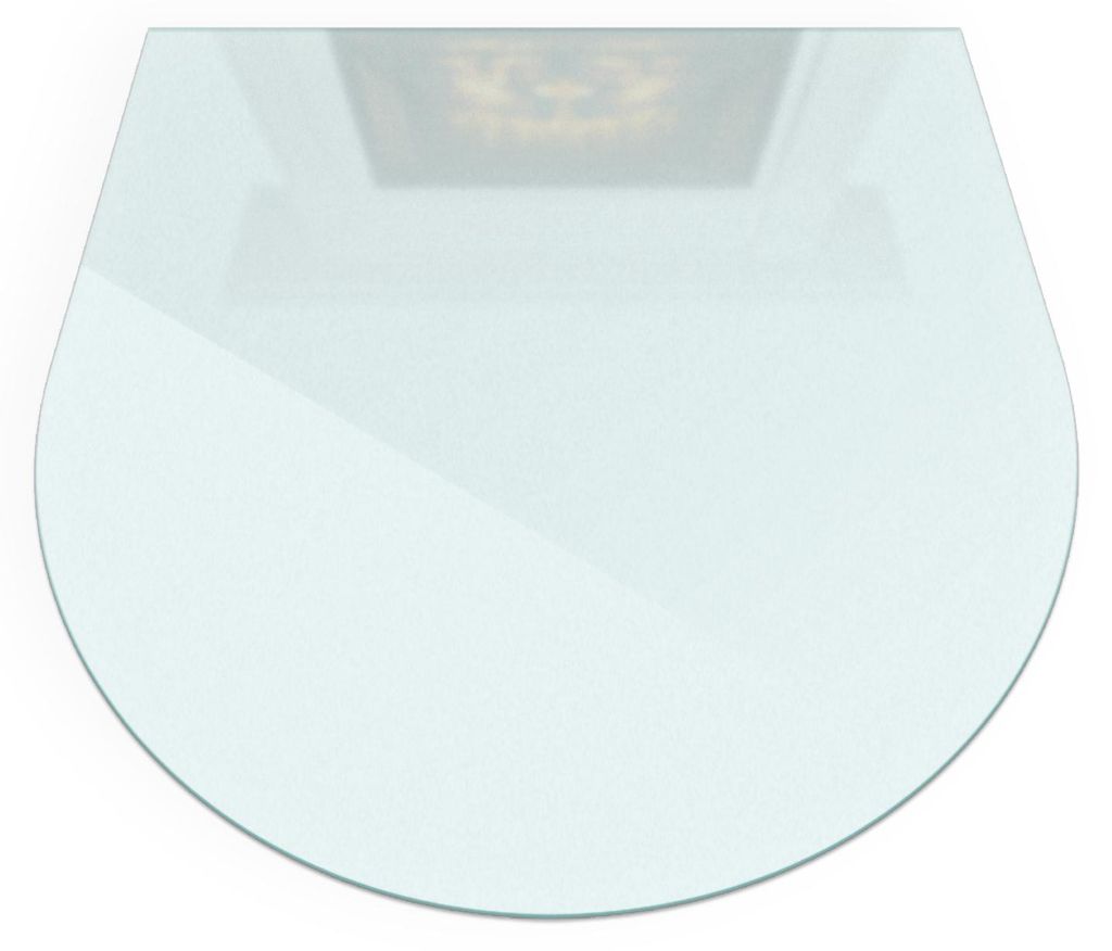 Glasbodenplatte – Hitzeschutzplatte – Funkenschutzplatte – für Kaminofen – Kaminplatte Glas – Dunkelgraphit – Milchglas-Optik – ESG ...