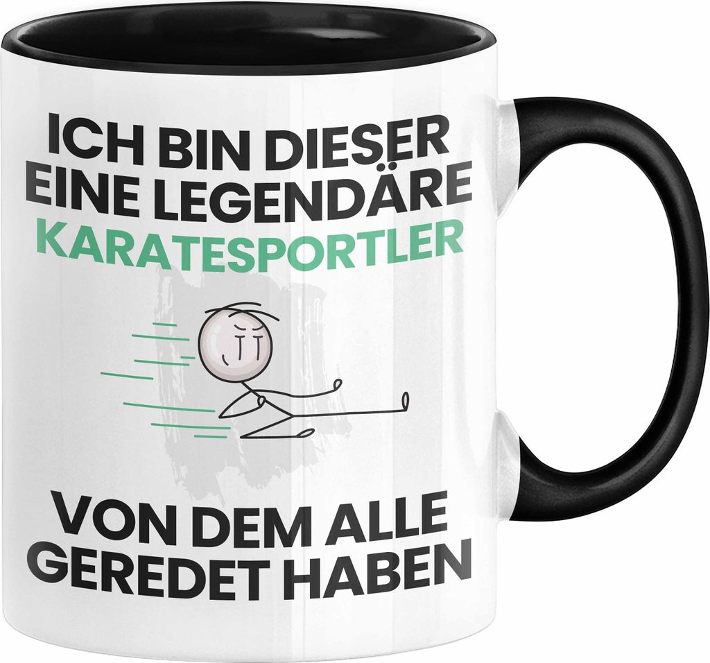 Karatesportler Geschenk Tasse Lustige Geschenkidee Geburtstag für Karatesportler Ich Bin Dieser Legendäre Karatesportler Von Dem Alle Geredet Hab...