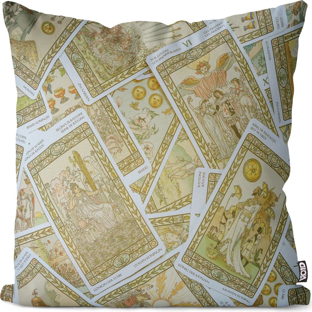 VOID Tarotkarten Zukunft Astro Kissenbezug Kissenhülle sofa couch wohnzimmer dekoration wasserfest Outdoor Garten Kissen bezug deko