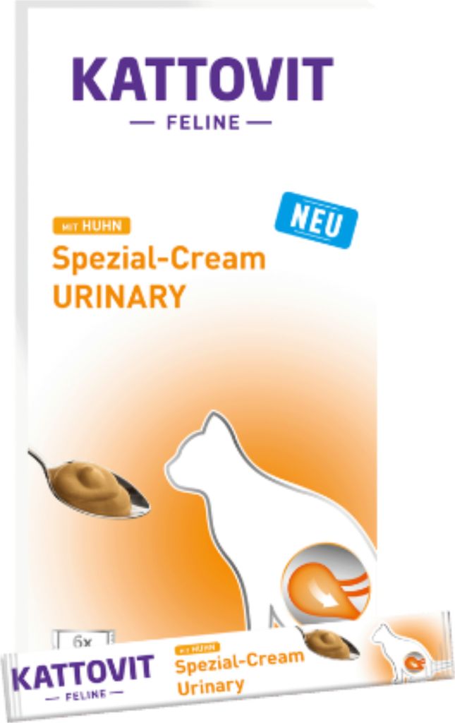 Kattovit 15gx6x11 Feline Diet Spezial-Cream Urinary Huhn Produktbild 