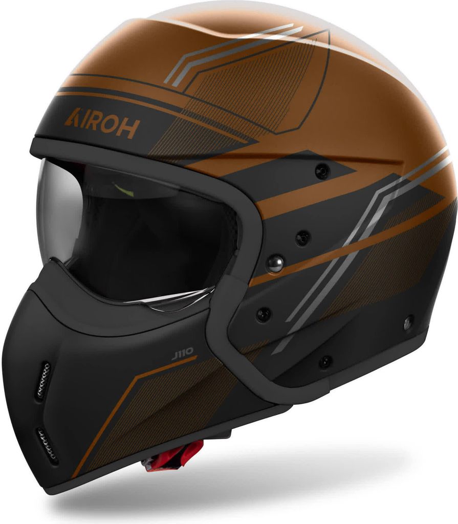 Modular Helm AIROH J 110 Slim Mattschwarzbronze größe L