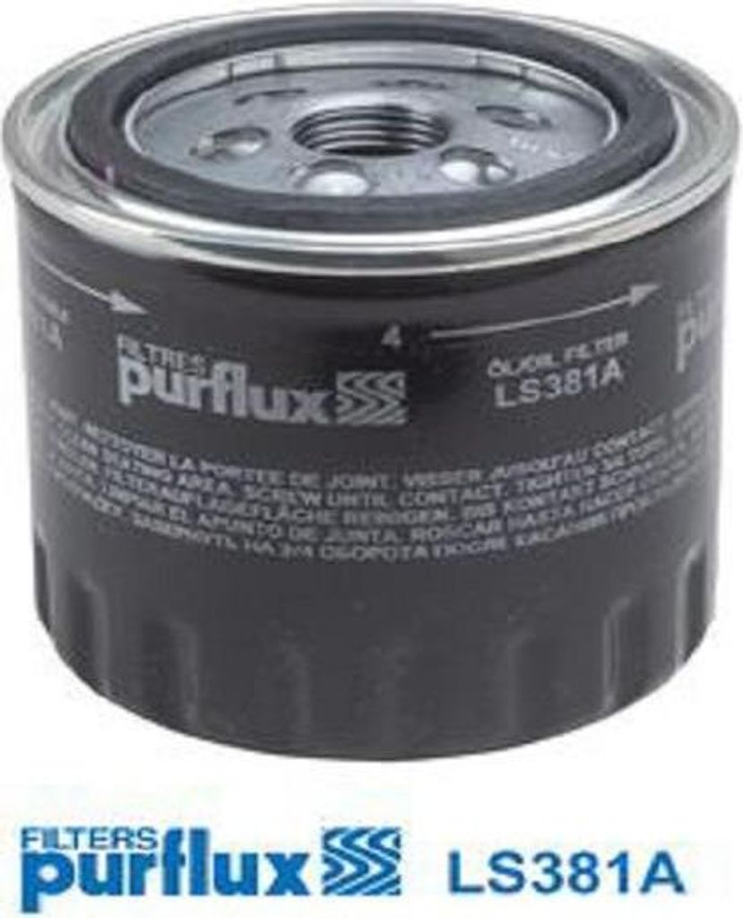 Ölfilter PURFLUX LS381A Anschraubfilter für RENAULT MEGANE III Grandtour (KZ0/1) Scénic III (JZ0/1) GRAND SCÉNIC III (JZ0/1) Megane III Schräg...
