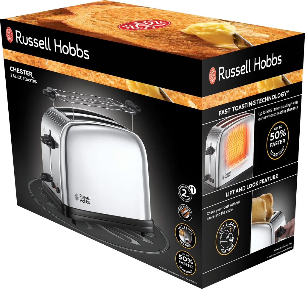 Toaster Chester 2S Polonais : Grille-pain 2 Tranches Compact et Robuste - 7