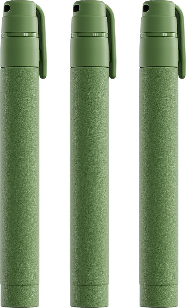 Wasserfilter-Strohhalm für den Außenbereich, Wasserfilter-Werkzeug, Wasserreiniger-Strohhalm, geeignet für Outdoor-Camping-Notfälle, grün, 3er...