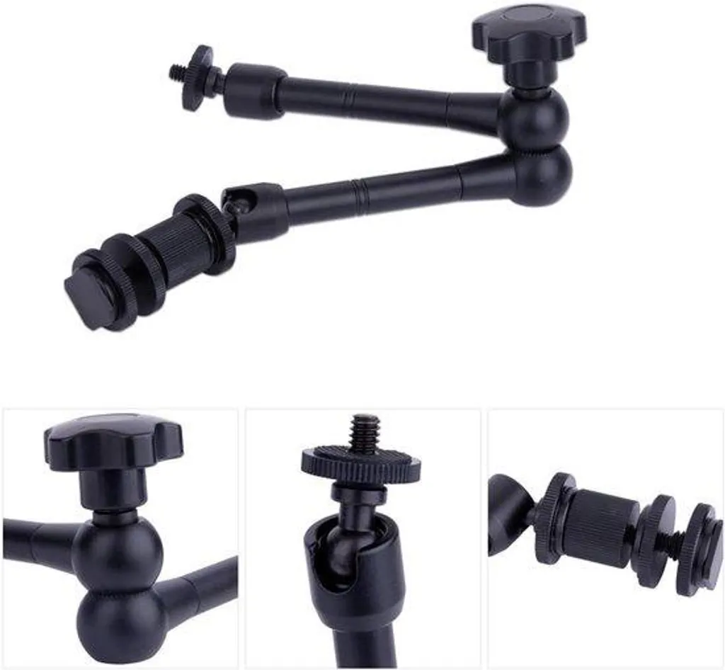Magic Arm articulé orientable de 28 cm avec fixation rapide et rotules
