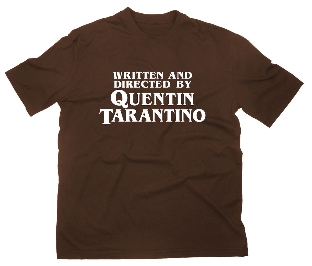 Styletex23 T-Shirt Written And Directed By Quentin Tarantino Fan, braun, L