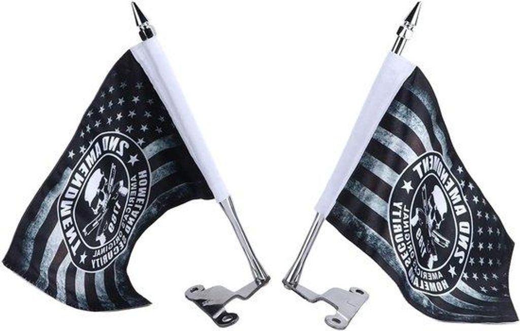 Amerikanische Flaggenmast Dachkoffer 2-teilig Mit Homeland Sicherheitsflagge