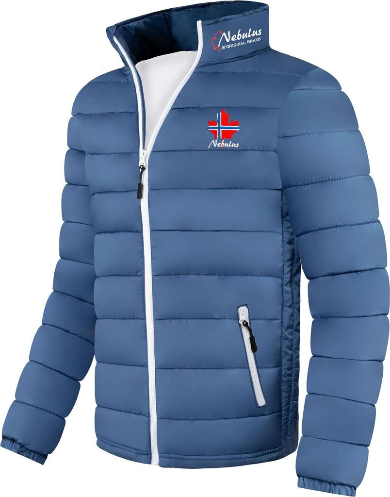 Nebulus Winterjacke SÖLDEN Herren, warme Outdoorjacke, praktische & vielseitige Übergangs- & Winterjacke, P2207 - Herren, hellblau, M
