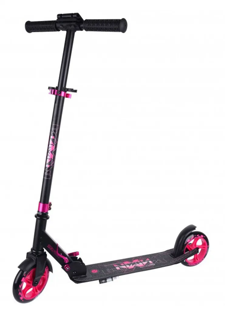 Trottinette enfant pour l'école Tempish Nixin 145 noire rose réglable