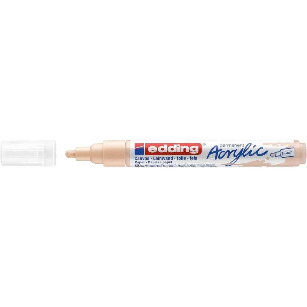 Edding 5300 acrylic marker fine, Beżowy, Beżowy, Średni, 2 Zdjęcie produktu 