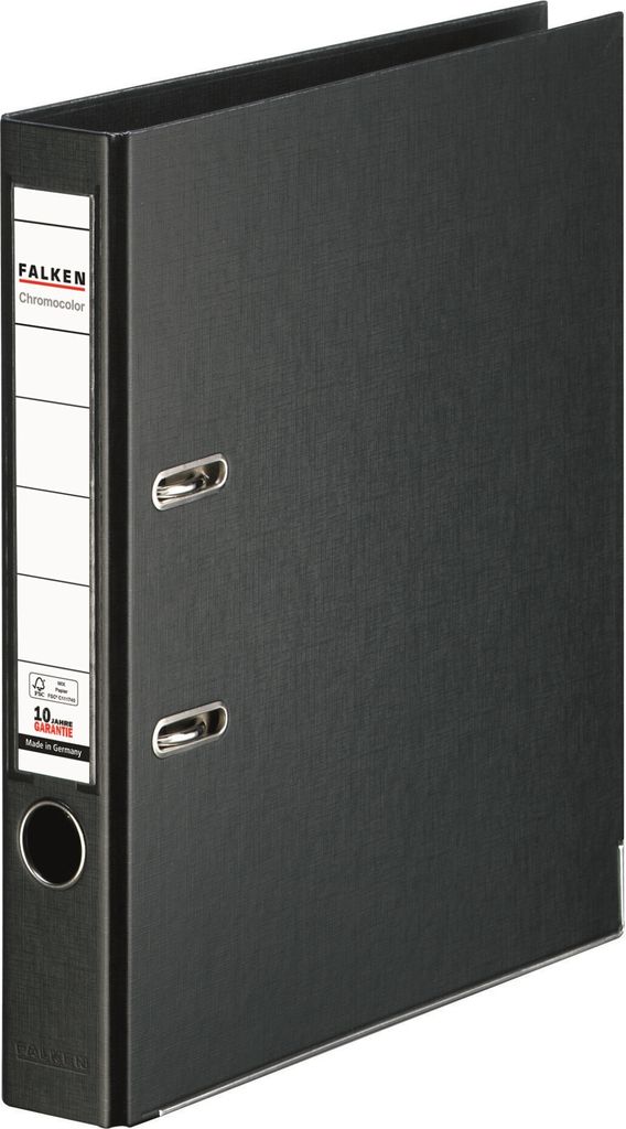 Falken Ordner Chromocolor 11285855 A4 50mm schwarz Obrázok produktu 