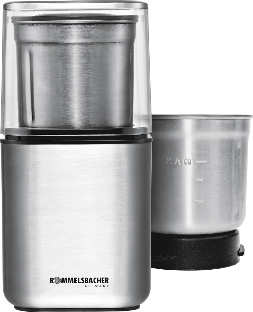 Moulin à épices et à café EGK 200 en inox avec 2 bols de broyage amovibles