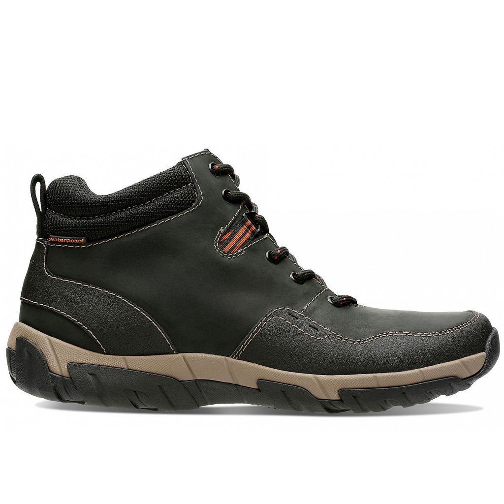 Clarks WALBECK TOP II Herren Schnürboots in Schwarz, Größe 10.5